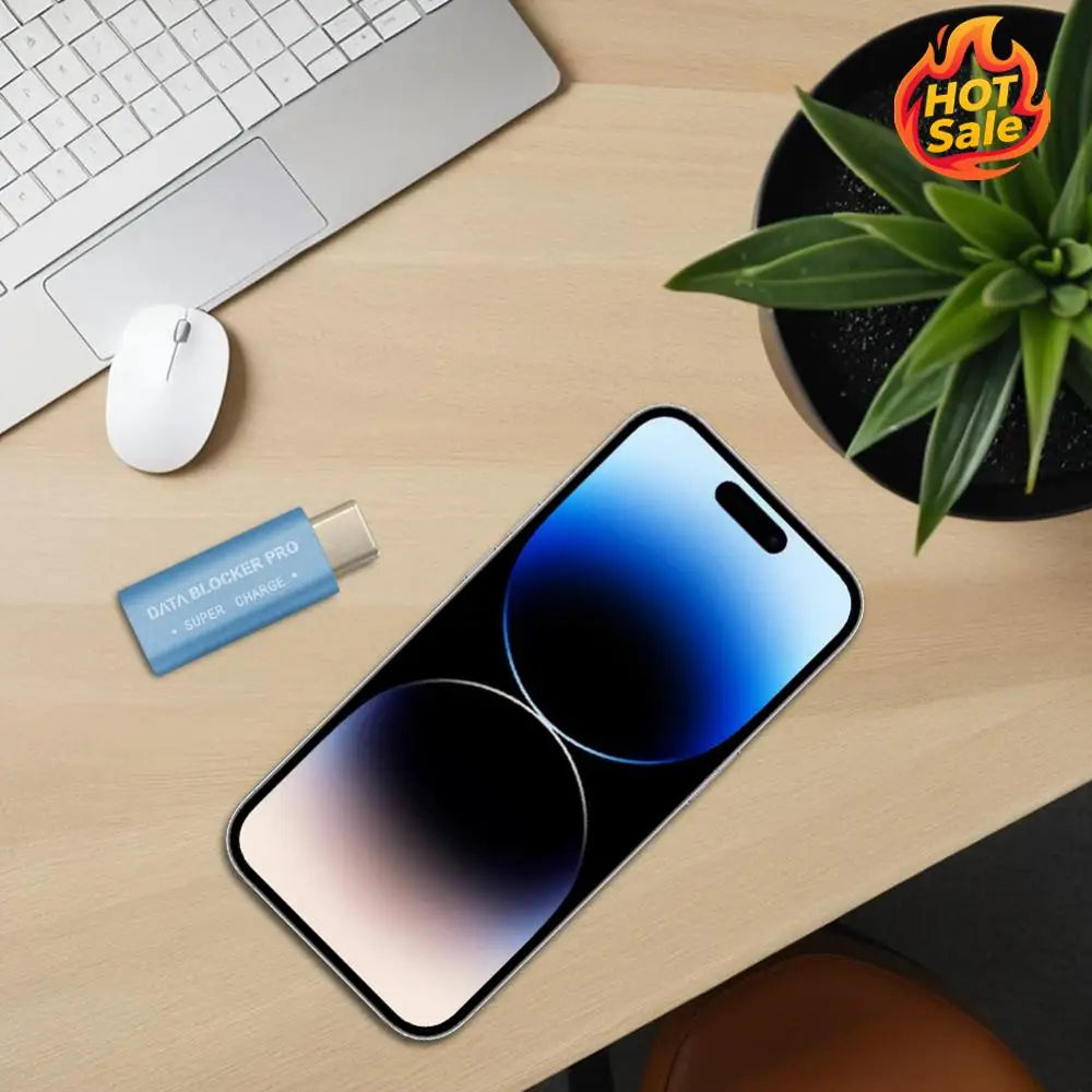 USB C Data Blocker Portable Type C Defender Type C Data Blocker Protect Against Juice Jacking Oasis Select