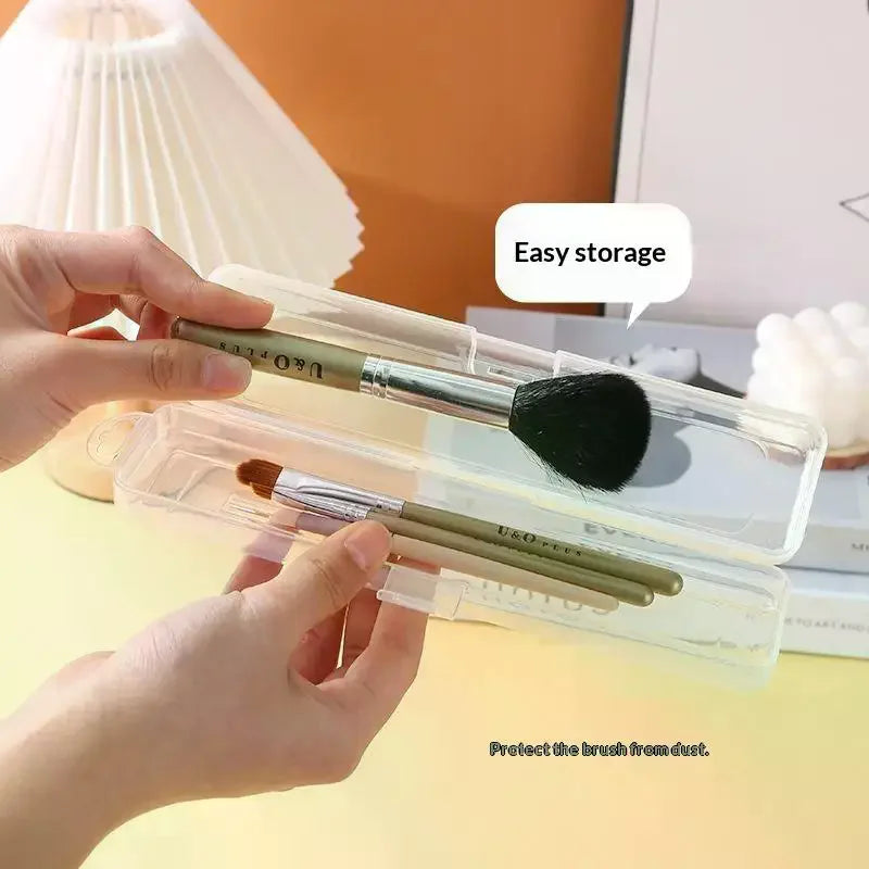 Transparent Toothbrush Box Portable Travel Organizer Case Plastic Toothpaste Holder Storage Container for Oral Hygiene Oasis Select