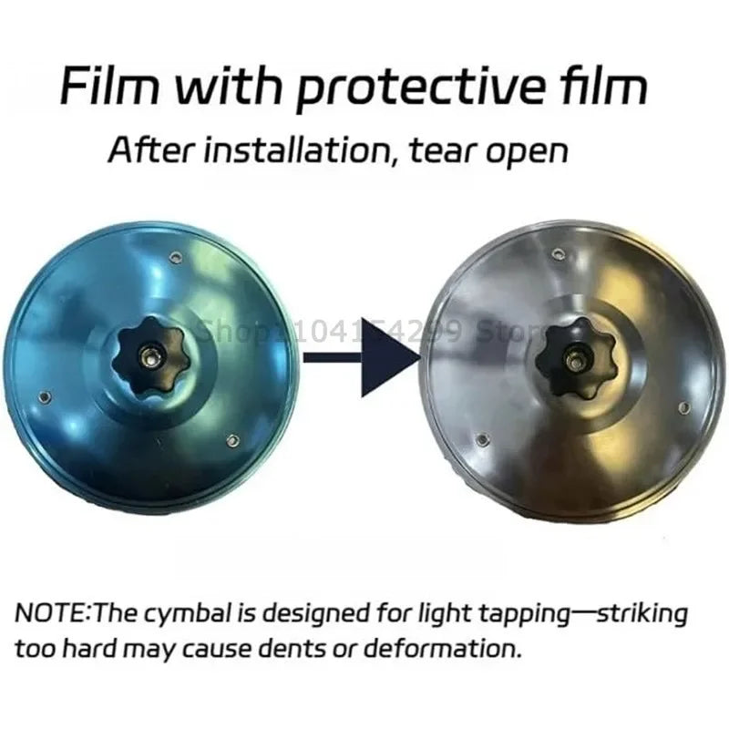 Car Crash Cymbal Air Vent Mini Drum Car Hand-Shooting Cymbals Car Drum Cymbal Air Vent Musical Instrument for Car Interior Oasis Select