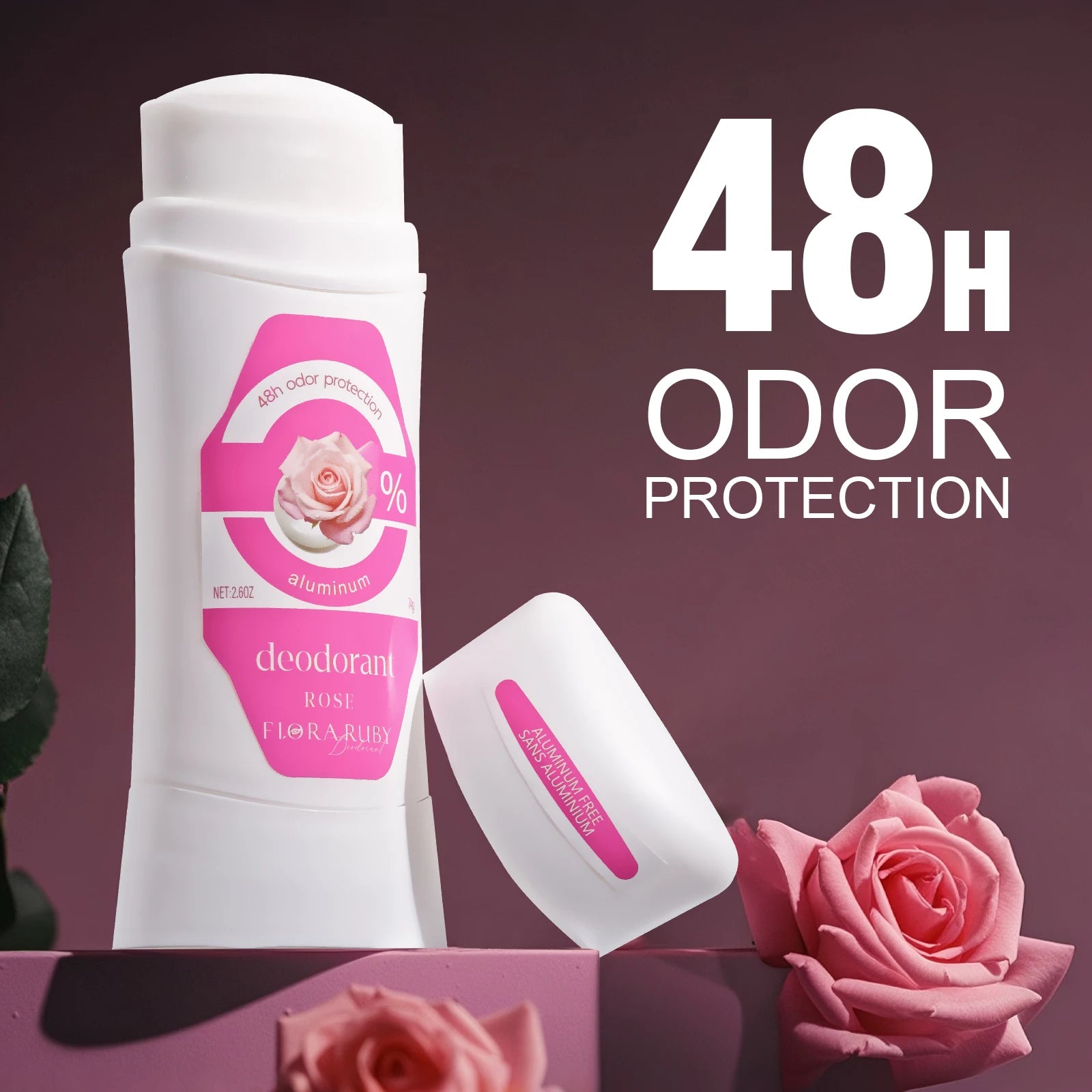 2PCS 74g Women's Refresh Fragrant Body Odur Remove Cream- Long-Lasting Deodorizing,Anti-SweatingMoisture Control for Hot Summer Oasis Select