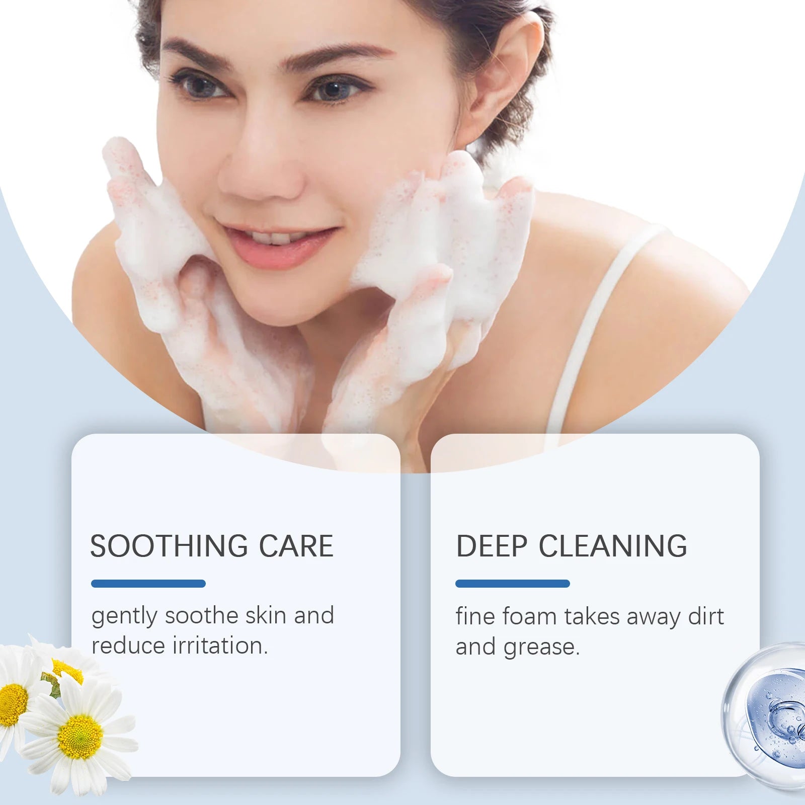 Hoygi Hyaluronic Acid Cleansing Foam – Oil Control Face Wash Facial Cleanser Oasis Select
