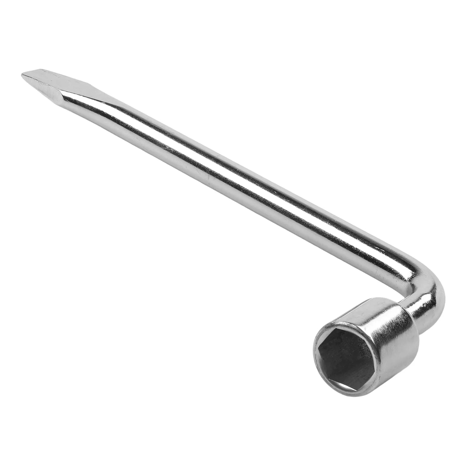 17/19/21mm Car Spare Tire Lug Wrench L Type Hexagonal Head Heavy Duty Lug Hex Nut Bolt Socket Spanner Car Hand Tool Oasis Select