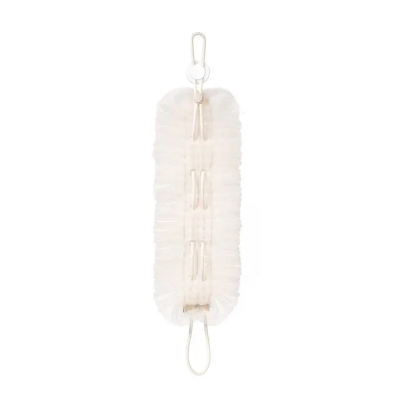 Dual Rubbing Tools Purpose Body Cleansing Accessory Stretchable Bath Scrub Strip Skin Exfoliating Washer Comfortable Back Oasis Select E