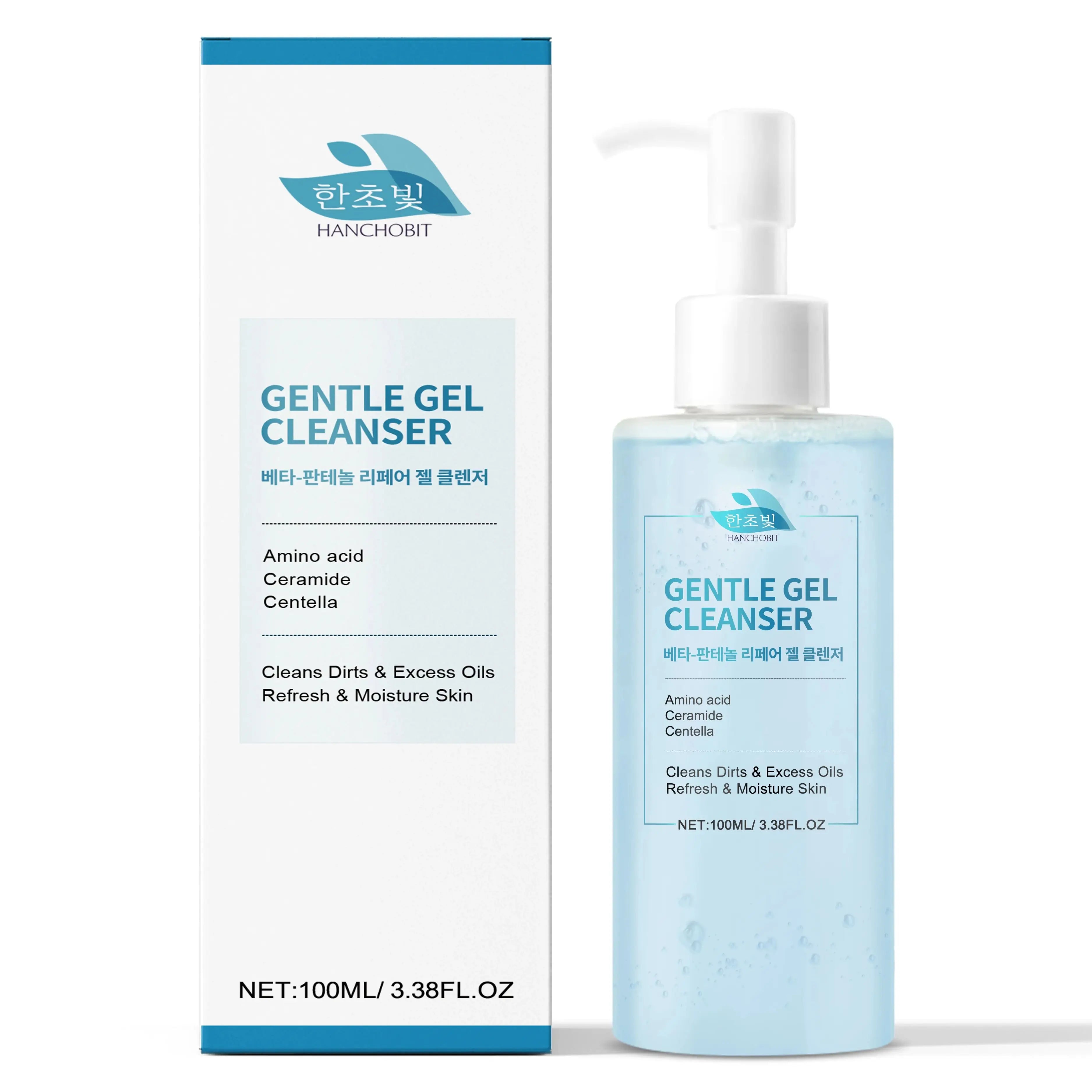 Beta-Panthenol Gel Cleanser: Gentle Cleansing, Leaves Skin Soft and Tender – Transparent Gel, Refreshing Facial Cleanser Oasis Select 100ml