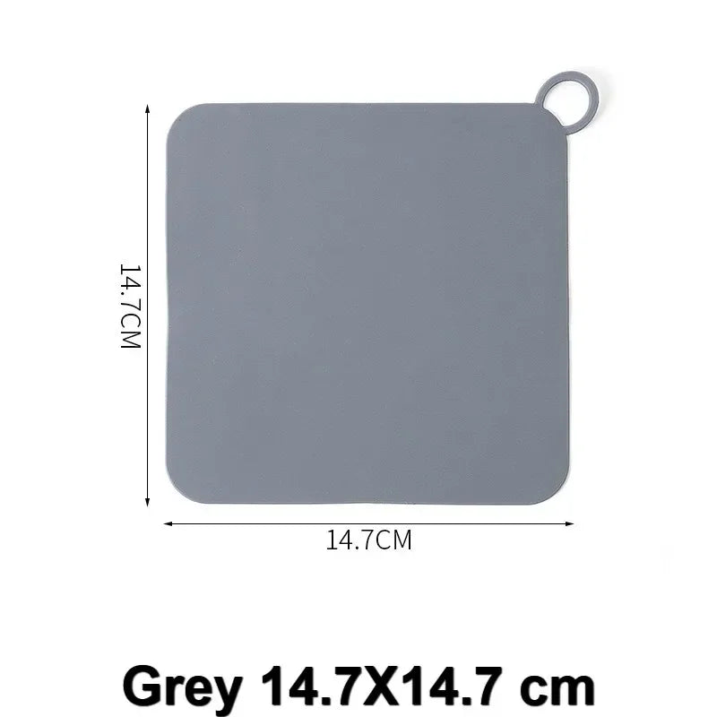 1/2pcs Silicone Floor Drain Deodorant Cover Bathroom Deodorant Insect-proof Seal Household Sewer Pipe Sink Anti-smell Floor Cove Oasis Select Grey 14.7X14.7cm