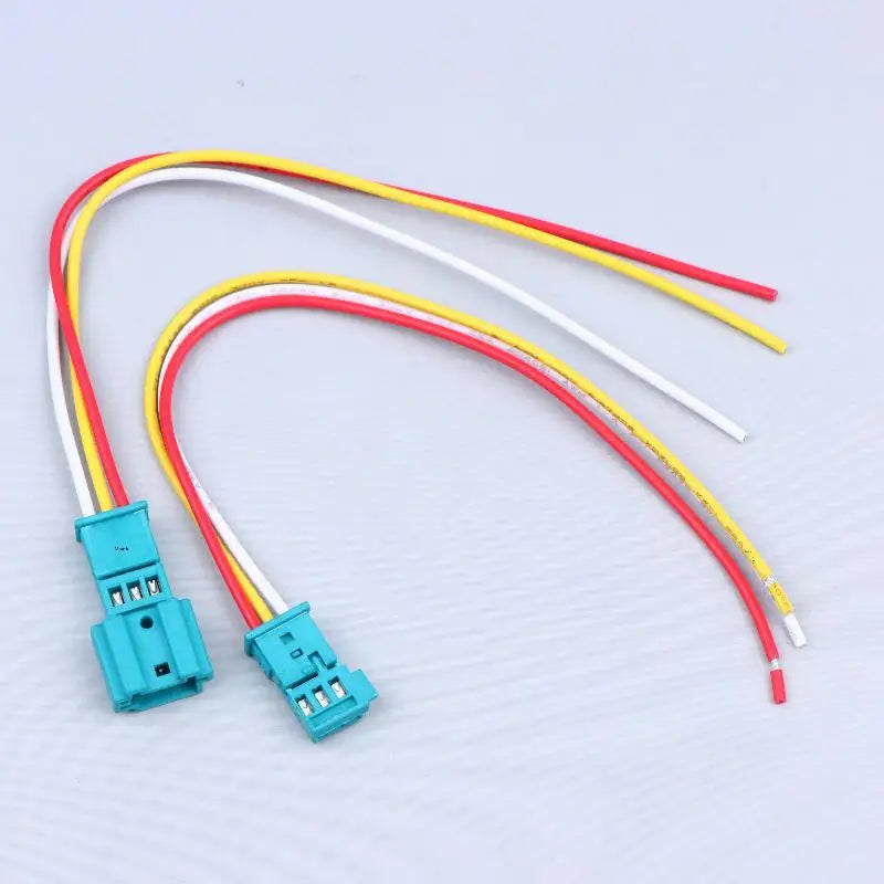 3 Pin Way Automobile Tweeter Cable Connector With Wires Auto Male Female Docking Sockets 1355600-9 1-1718346-1 Oasis Select