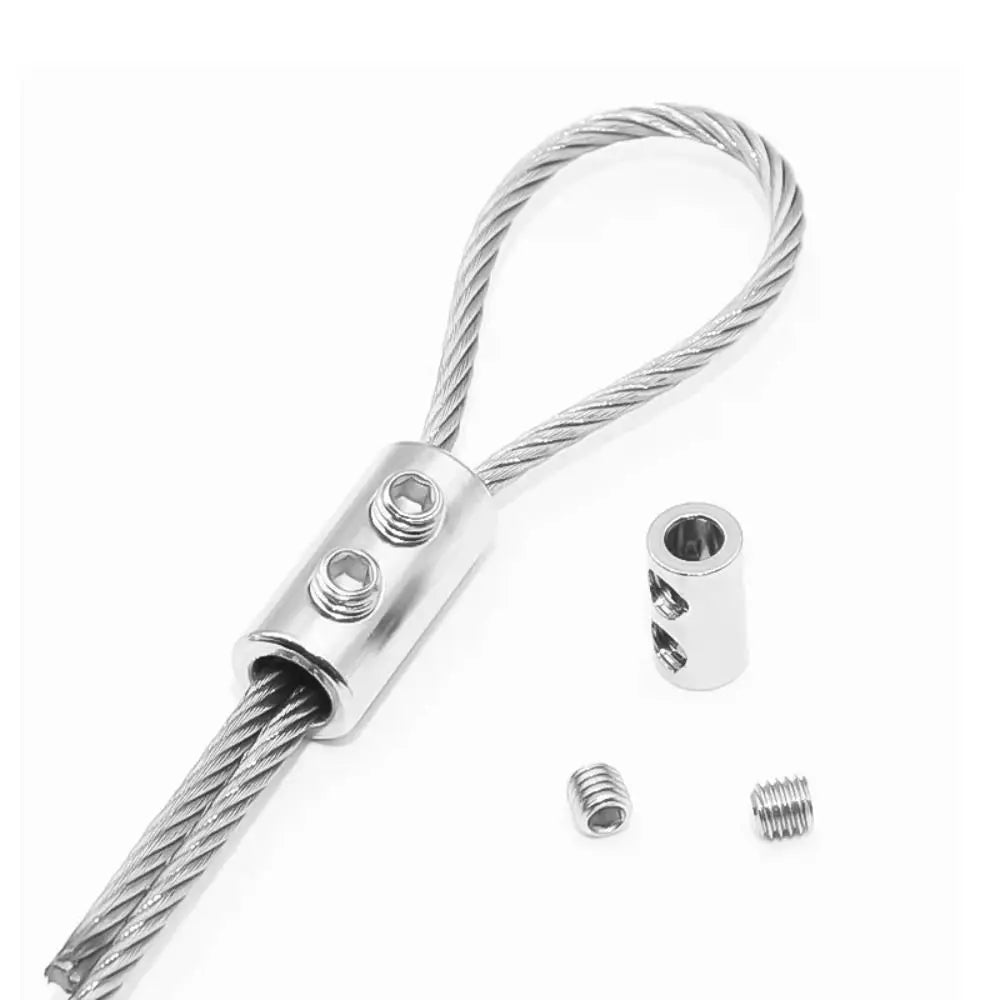 Screws Fixed Copper Steel Wire Rope Clip Metal Adjustable Wire Rope Clamp Stainless Steel Cable Clamp Hardware Accessories Oasis Select
