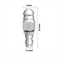 G1/4 " Pressure Washer Sewer Jetter Nozzle Drain Cleaning Washing Accessories Pressure Sprayer Nozzle Mouse Head Oasis Select 1pc