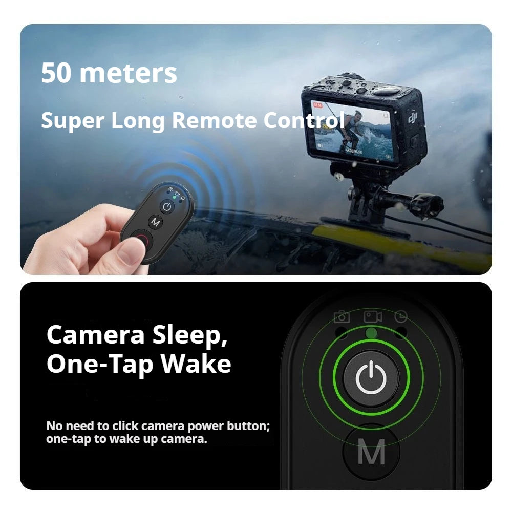 Wristband Wireless Remote for DJI Action, Insta360 & GoPro