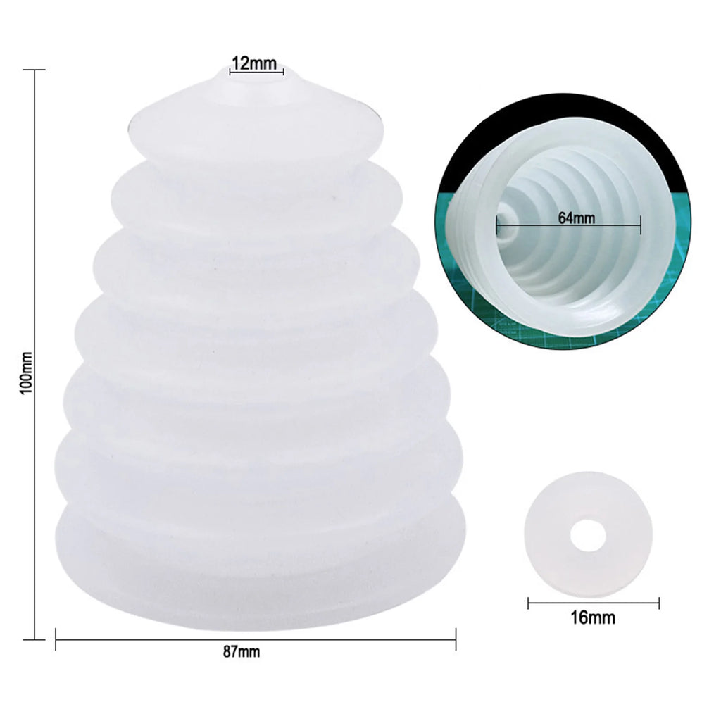 Electric Drill Dust Cover Silicone Cover Rubber Hammer Drill Collector Drill Dust Cover Electric Tool Accessories Oasis Select B