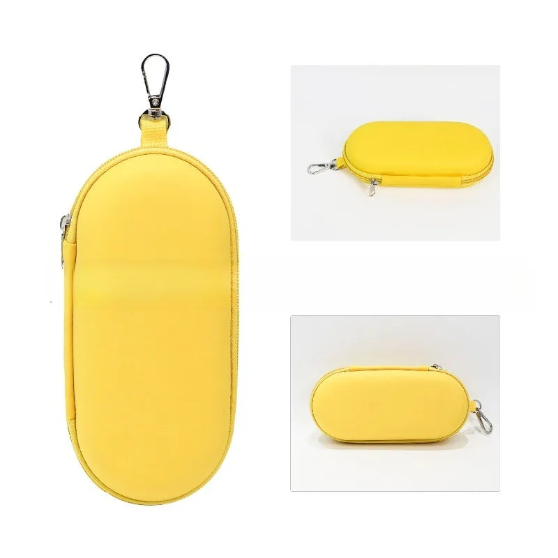 Luxury Hard Shell Glasses Case,Valentine's Day Mother's Day Gift for Women-Portable Scratch-Resistant Pouch, Premium Storage Bag Oasis Select YELLOW