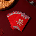 20pcs New Trendy Multiple Patterns Money Pocket Lucky Money Good Luck Blessing Bag Best Wishes Red Envelope Chinese Wedding Oasis Select 08