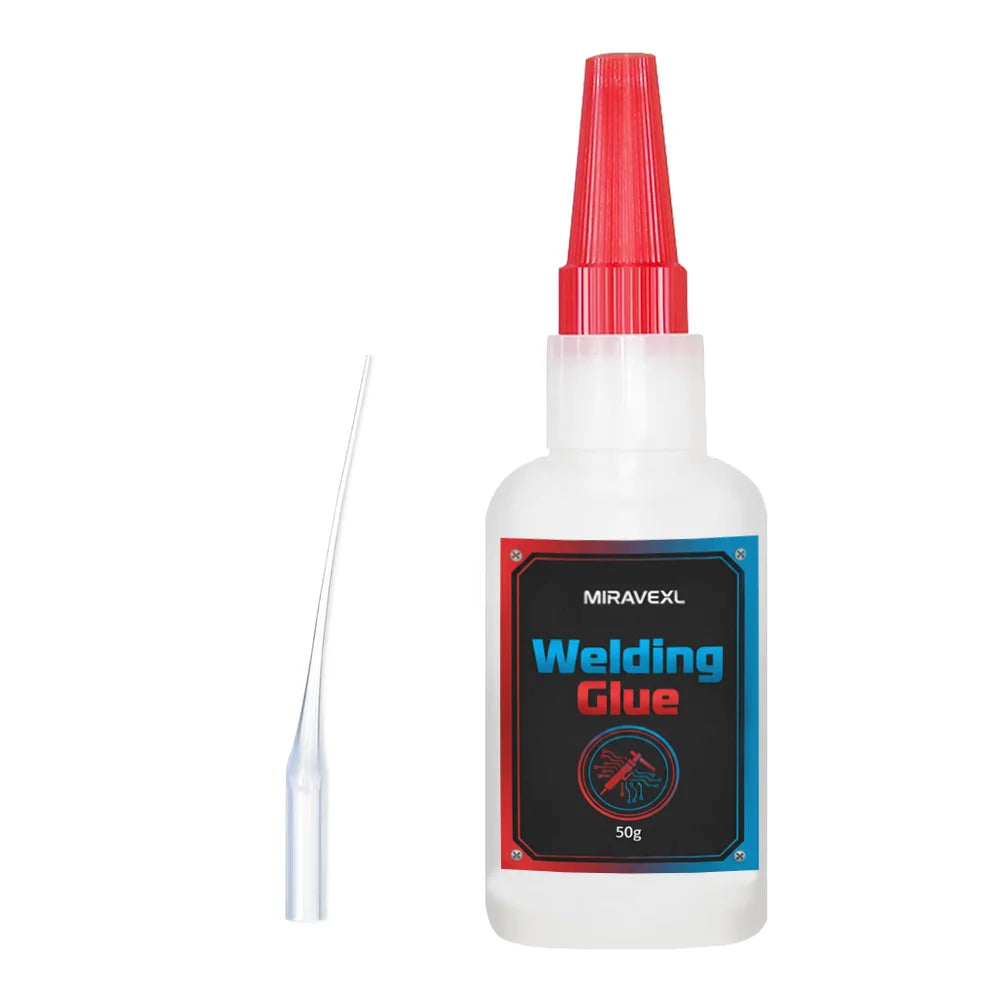 MIRAVEXL Welding Glue50g Welding High Strength Oily Glue - Universal Superglue Mighty Instant Glue for Resin Ceramic Metal Glass Oasis Select 1PC