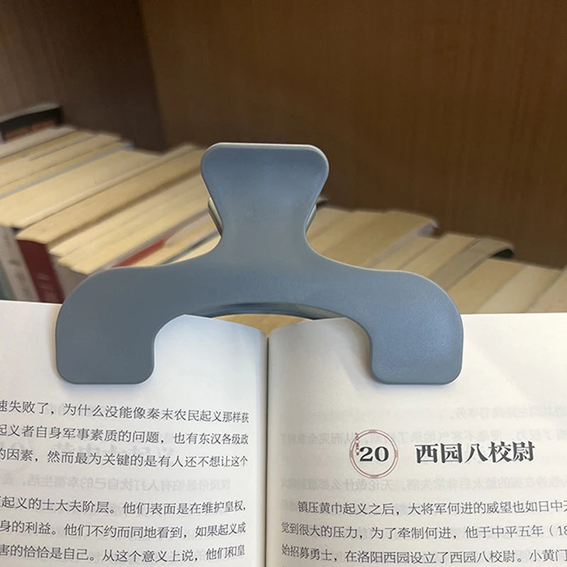 Simple Fixed Book Clips Frosted Transparent Page Holder For Reading Tool Memo Clip Kawaii Desk Accessories Practical Note Holder Oasis Select A4