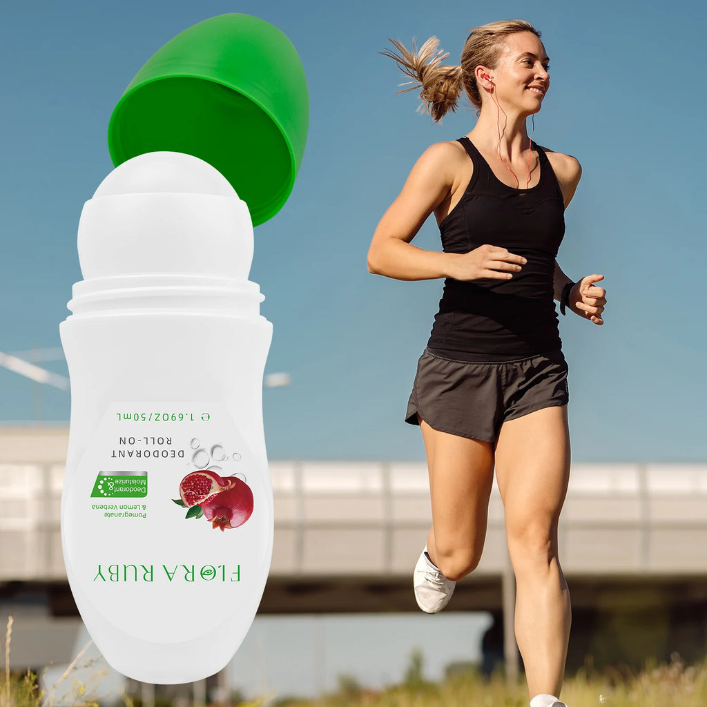 Body Deodorant roll on aluminum free deodorant ball provide 48hr odor protection Compact And Portable Suitable For Sport and use Oasis Select
