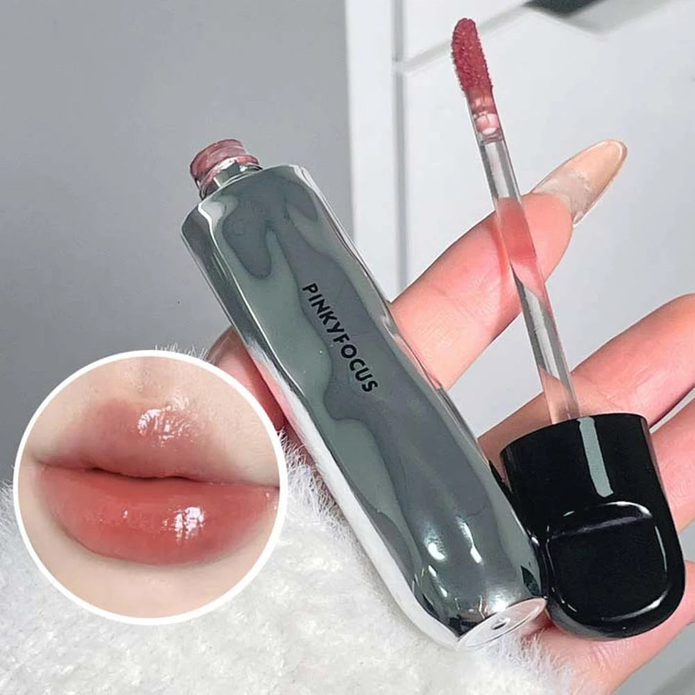 Juicy Glass Finish Lip Gloss Hydrating Plumping Shiny Lip Tint Lightweight Nude Pink Mirror Liquid Lip Beauty Product Oasis Select