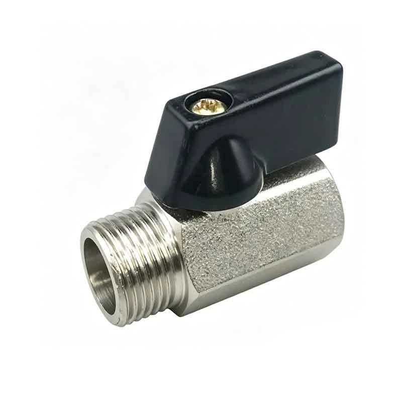 Mini Brass Ball Valve 1/4" 3/8" NPT Threaded Male To Female Air Compressor Water Gas Oil Shut Off Valve Oasis Select