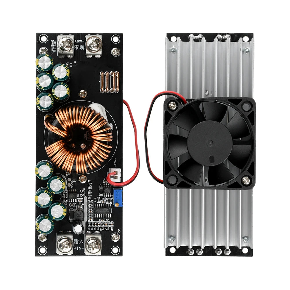 1200W/1500W DC-DC Buck Converter Adjustable Step-Down Power Module DC15V-90V to DC2.5V-72V 30A/50A Constant Voltage Power Module Oasis Select