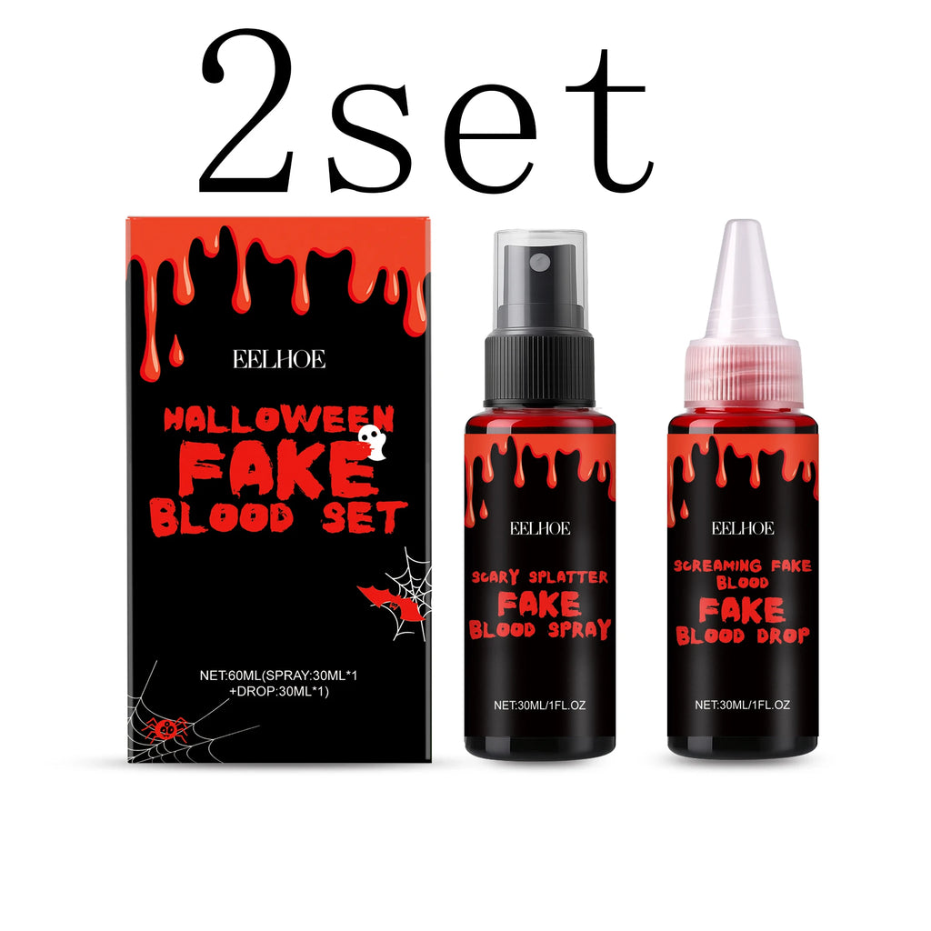 Halloween Fake Blood Set – Realistic Special Effects Makeup