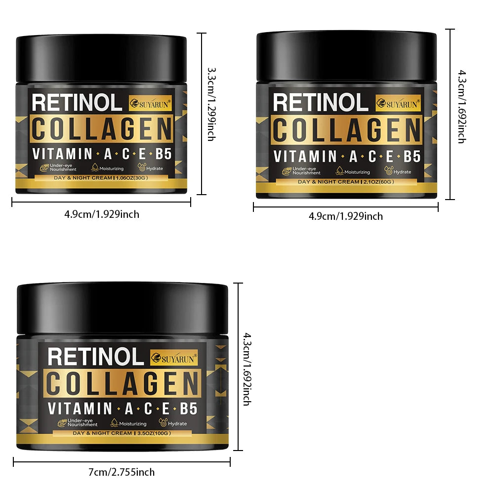 SUYARUN Retinol Moisturizing Cream, Rich in Aloe Vera Leaf and Tocopherol Raw Materials, Universal Skin Care for Men. Oasis Select