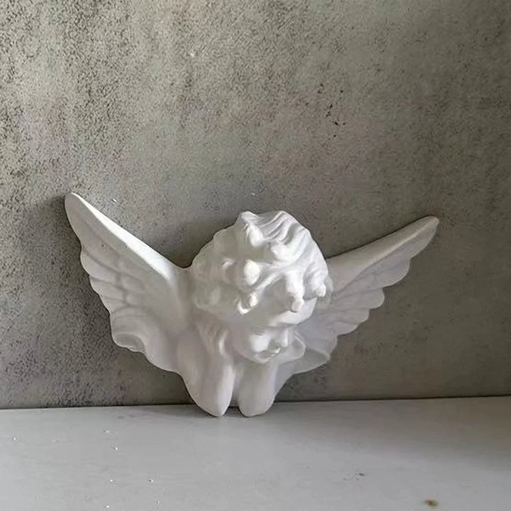 3D Angel Wings Silicone Mold – DIY Plaster, Resin & Cement Casting