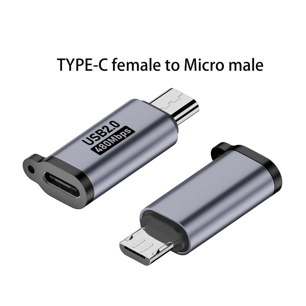 USB Adapter – Micro USB, Type-C & Mini USB Female Converter USB Plug Adapter Oasis Select Type C to Micro