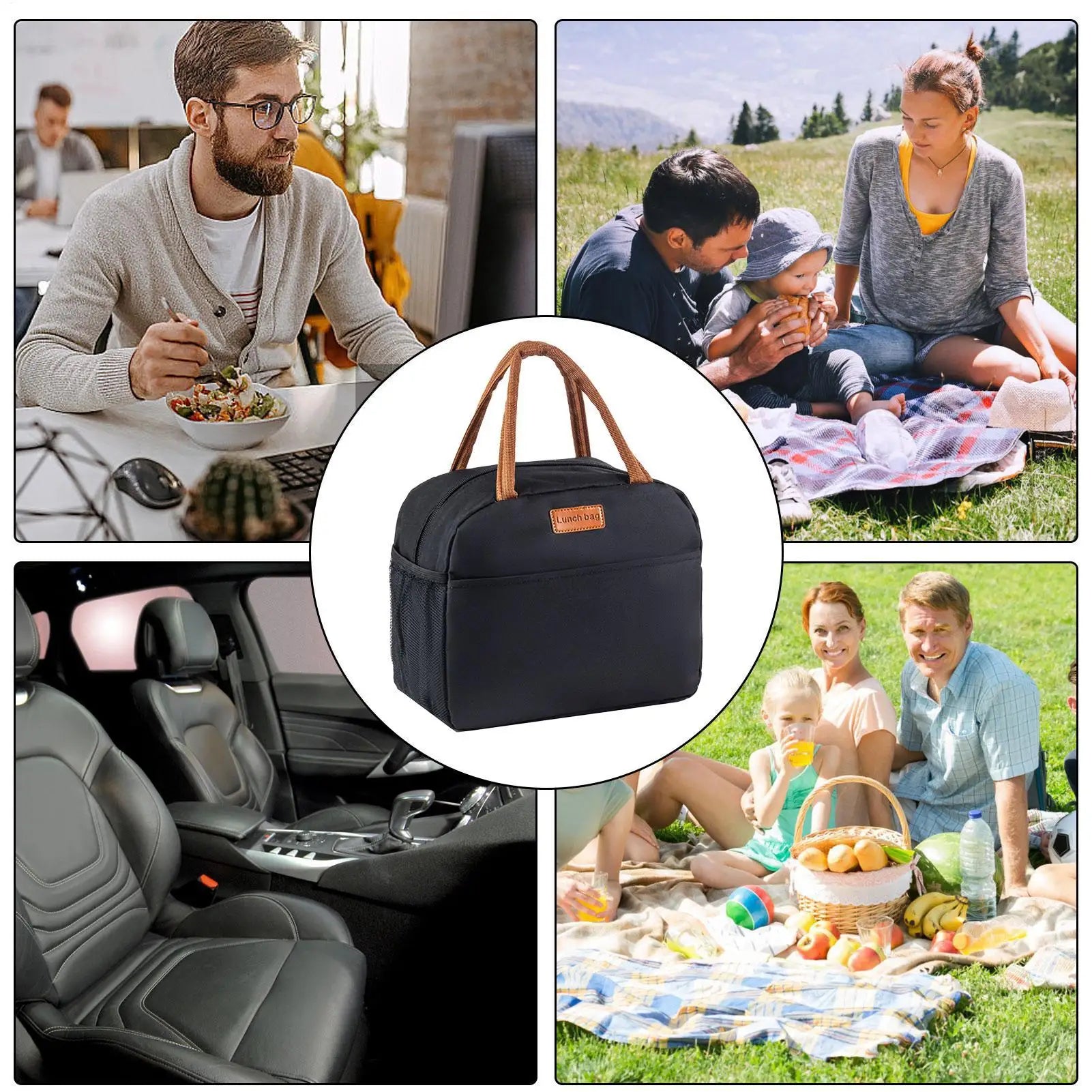 Insulated Thermal Lunch Bag – Waterproof & Leakproof Tote Insulated Lunch Bag Oasis Select
