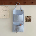 Star Pattern Hanging Storage Soft Fabric Hanging Organizer Wall Mount Storage Bag Modern Multi Pocket Storage Bag For Closet Oasis Select Blue