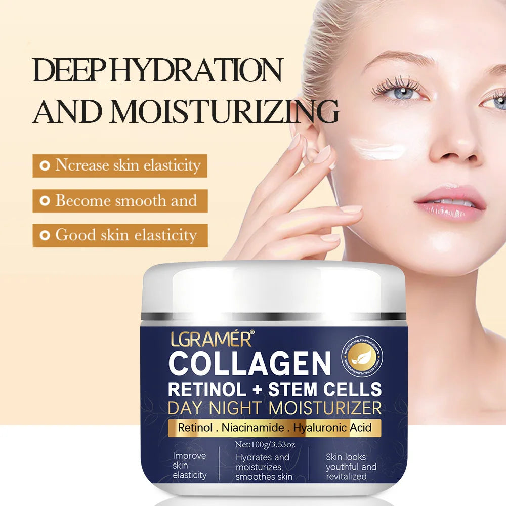 Retinol Lifting Firming Cream Collagen Smooth wrinkles Face Cream For Moisturizer Whitening Brighten Skin Products Oasis Select