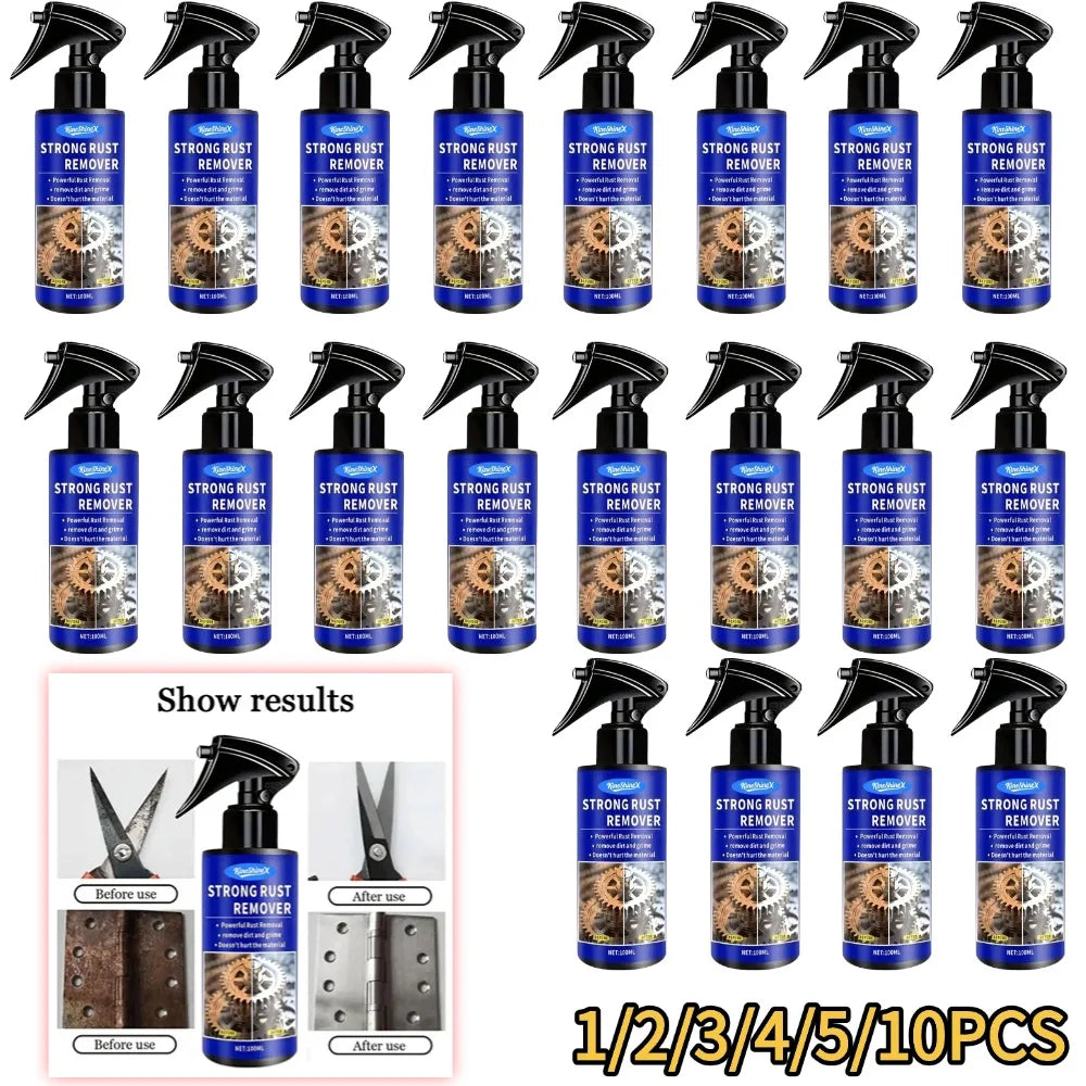Car Rust Remover Auto Exhaust Pipe Rust Derusting Spray Quickly Car Wheel Hub Care Clean Metal Iron Prowder Stain Removal Agent Oasis Select