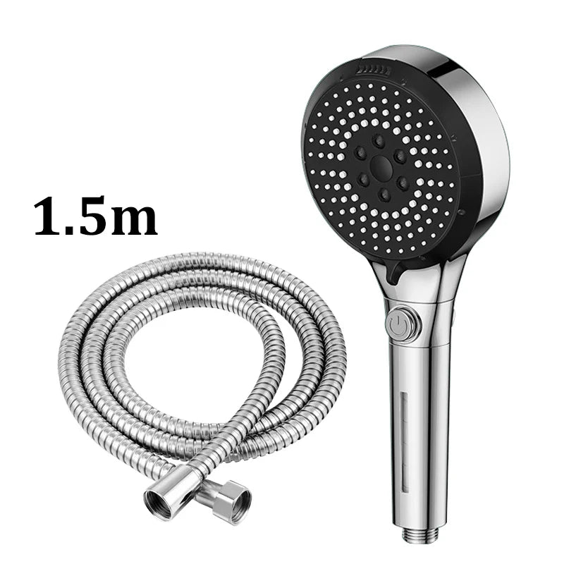 6-Mode Filtered Handheld Shower Head Set with 1.5m Hose