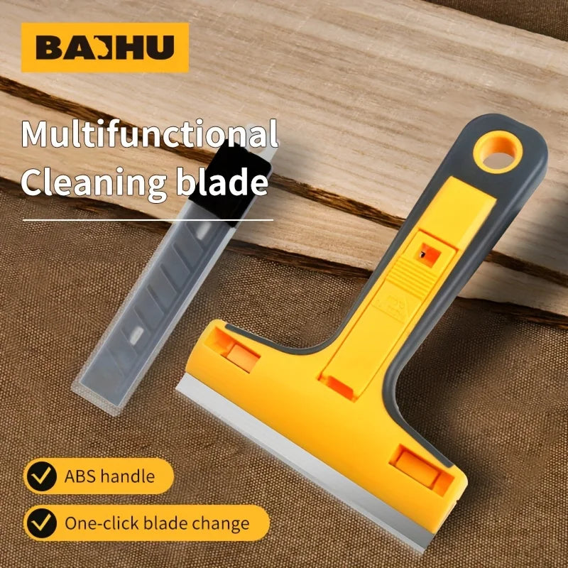 Wide Razor Blade Scraper Tool - Glass Cleaner Suitable for Stoves, Windows, Paint Removal, and Adhesive Residue Removal Oasis Select