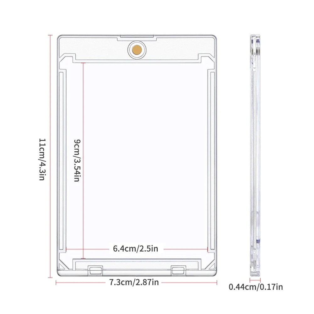 Clear Magnetic Trading Card Display Case | Kpop & Game Cards