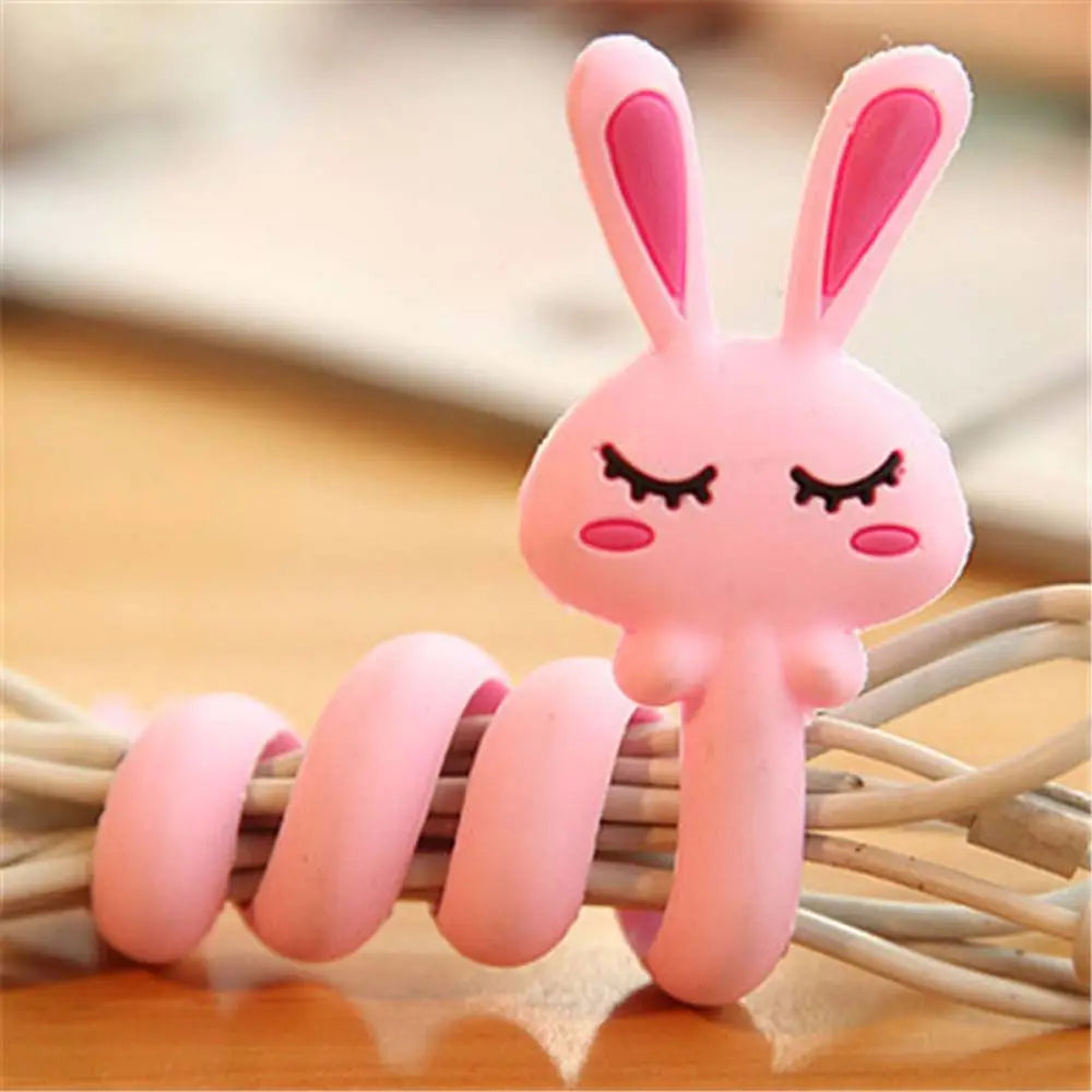 Keyboard Cable Cord Holder Phone Line Earphone Cord Organizer Wire Holder Cable Clamp Cable Winder Wire Winder Cable Organizer Oasis Select pink