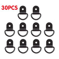 10-60PCS D Shape Tie Down Anchor Rings Iron Stainless Steel Cargo Tie Down Ring for Car Truck Trailers RV Boats Oasis Select 30pcs