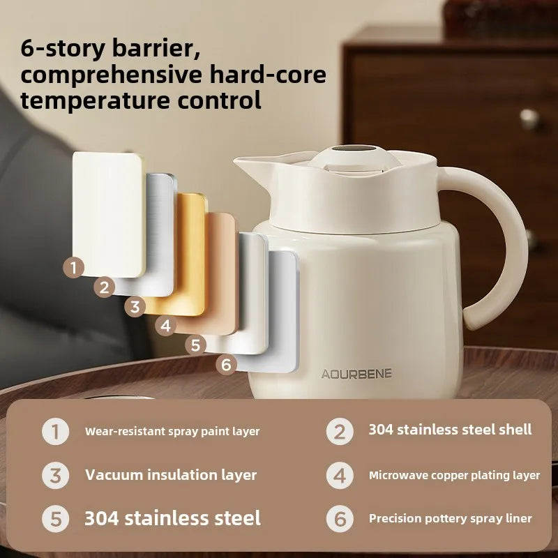 Stewed Teapot Household Old White Tea Smothered Pot Tea Water Separation Thermal Insulation Brewing Kettle Oasis Select