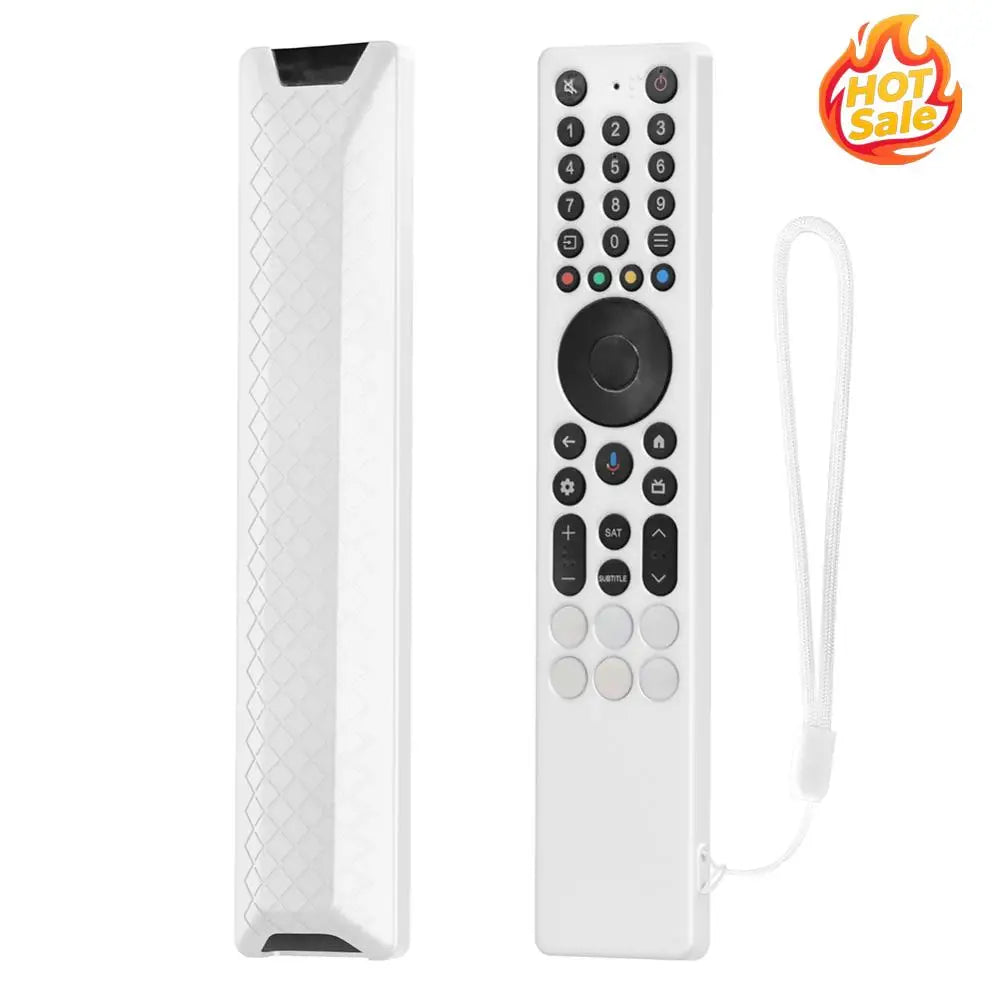For TCL RC833A Silicone Remote Control Case with Lanyard Protective Cover Anti-Slip Drop-Proof RC Cover TV Supplies Tool Oasis Select