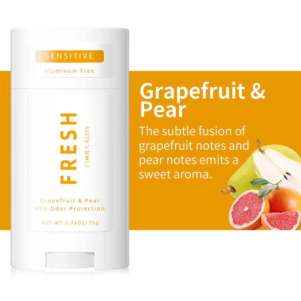 Deodorant Contains Naturally Derived Ingredients, 72 Hour Odor Control | Deodorant for Women Men, Aluminum Free, Coconut Oil 75g Oasis Select Grapefruit