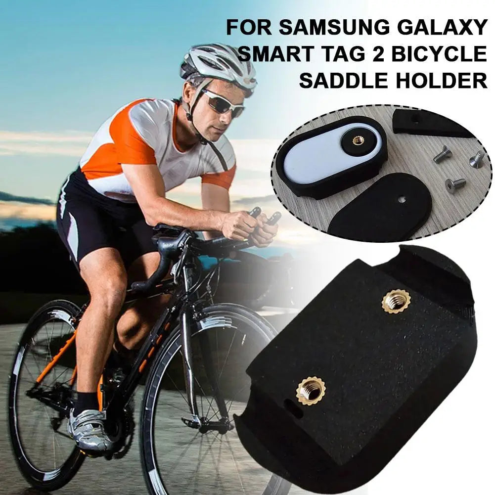 1set For Samsung Galaxy Smart Tag 2 Bicycle Saddle Holder Anti-lost Anti-Drop Shockproof Protective Shell Case Mounting Bracket Oasis Select