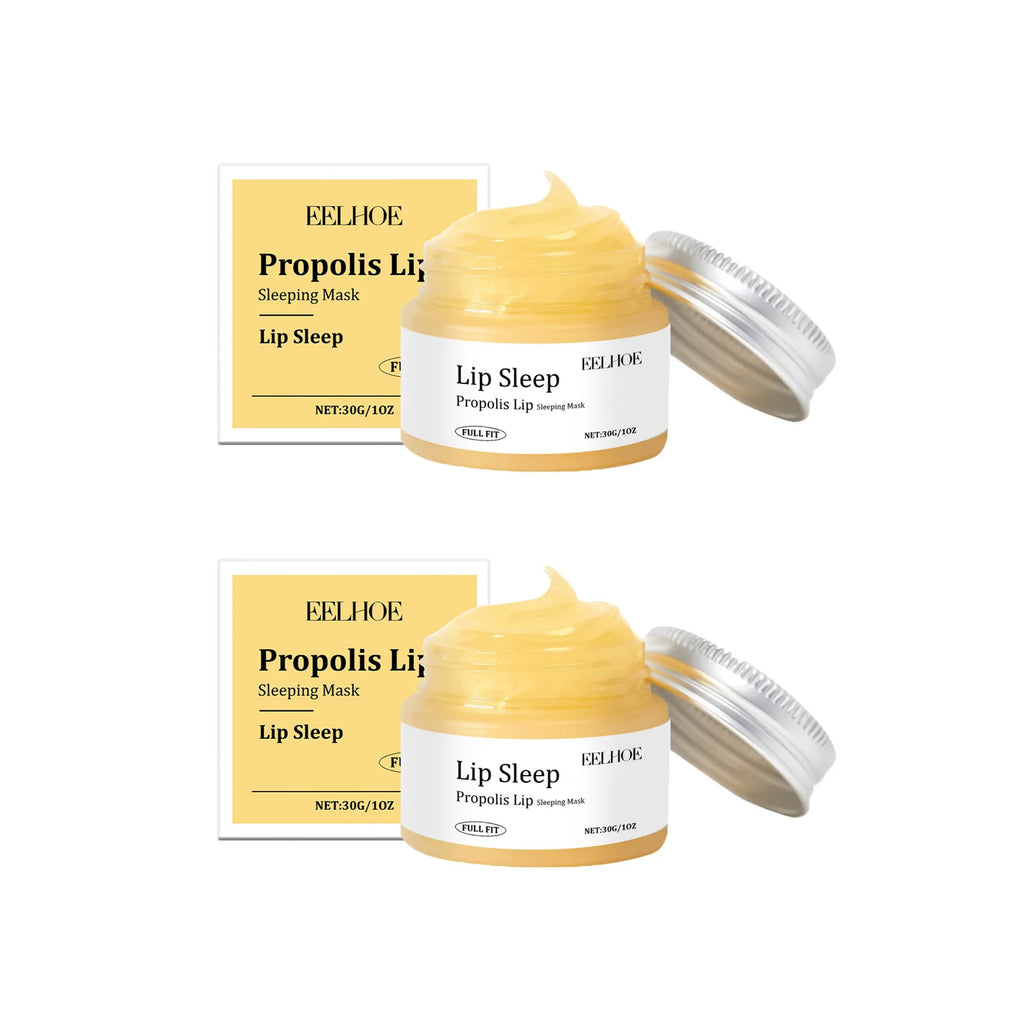 Hoygi Propolis Lip Sleeping Mask – Overnight Lip Repair 30g Lip Sleeping Mask Oasis Select 2 x 30g Boxed