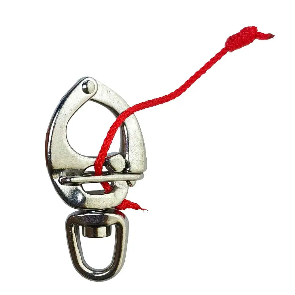 Quick Release Boat Snap Shackle with Small Swivel Eye 316 SS Yacht Truck Car Apartment RV Fast Eye Snap Hook Oasis Select