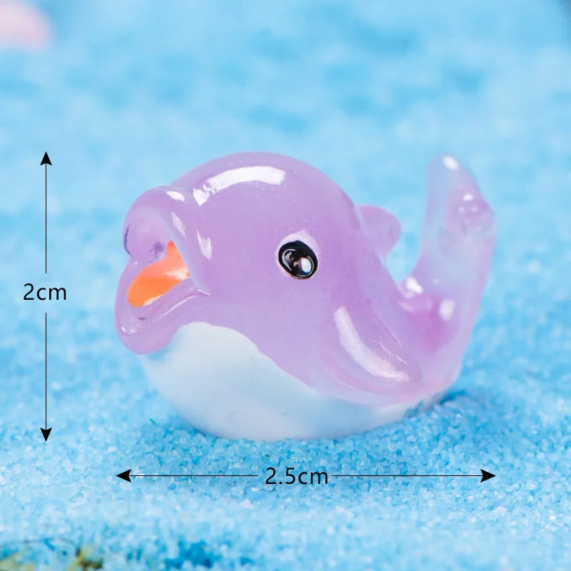 Mini Ocean Resin Animals Tiny Sea Animals Figurines Marine Miniature Animals Aquarium Ornaments Home Decorations Oasis Select Style 18