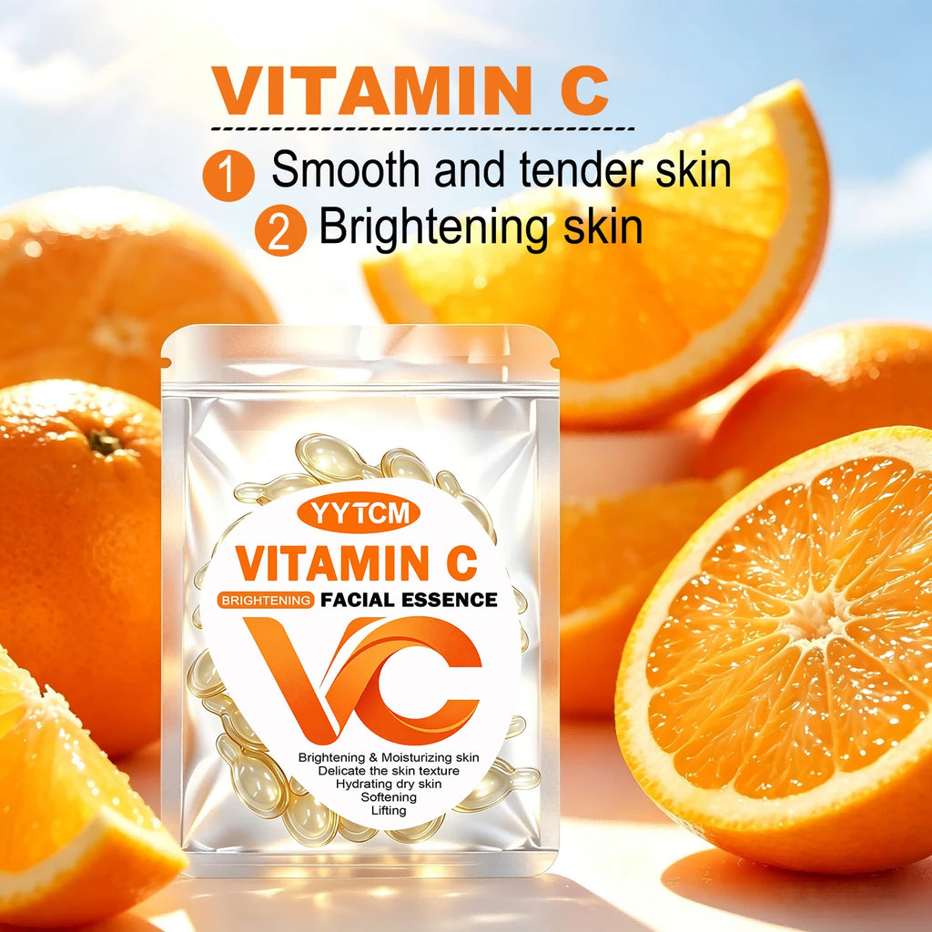 Vitamin C Face Serum Capsules – Brightening, Firming & Hydrating Vitamin C Face Serum Oasis Select