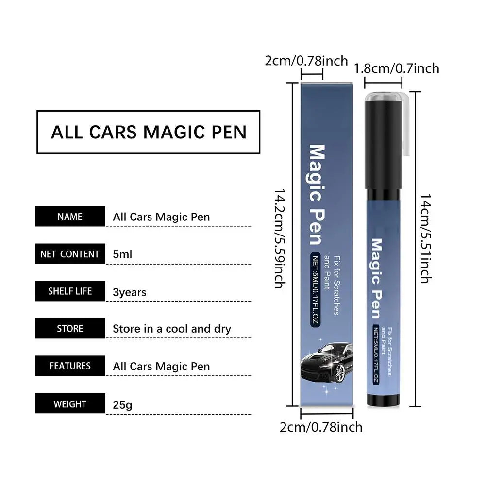 Cars Magic Pen 5ml Universal For All Cars Scratches Swirl Marks And Scuffs Scratch Repair Pen Easy DIY Car Paint Touch Up Oasis Select