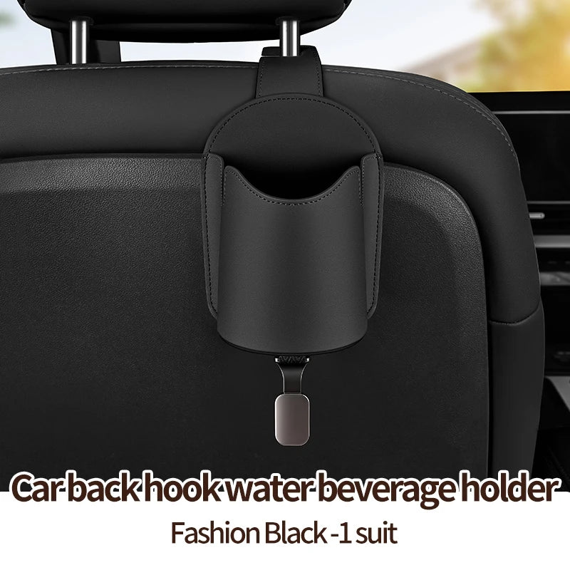 Car Seat Back Hook – Cup Holder, Phone & Bag Organizer