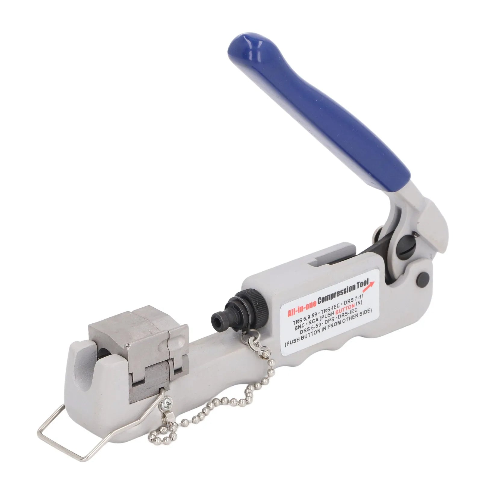 Multifunctional Coax Crimper Compression Tool for F BNC Connector RG58 RG59 RG62 Coaxial Cable Multifunctional Coax Crimper Oasis Select