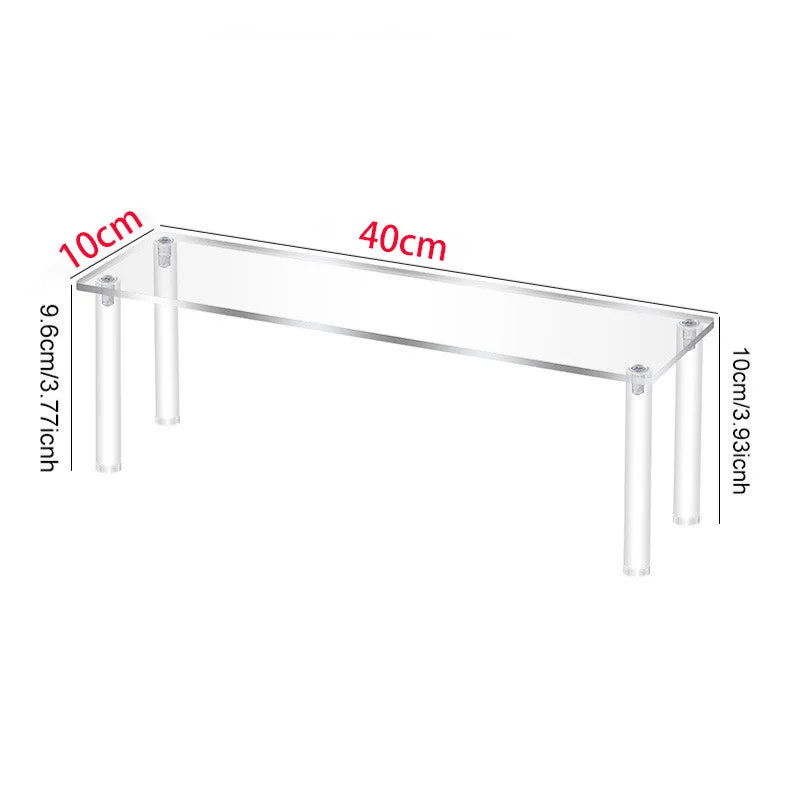 Acrylic Multi-Layer Cosmetics & Perfume Display Shelf Rack