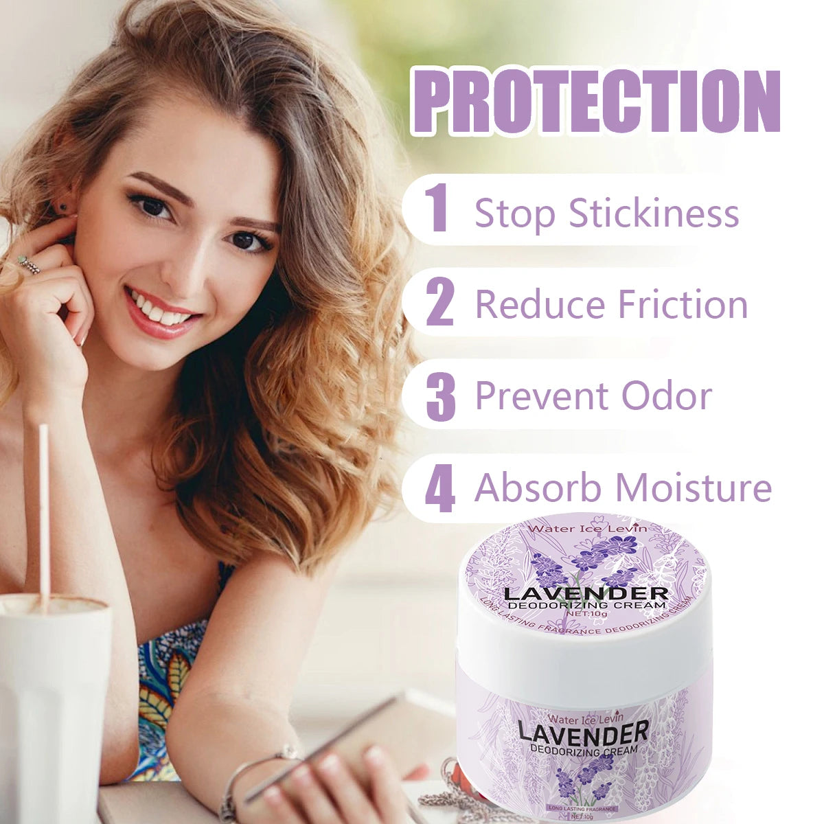Deodorant Cream Contains Floral Ingredients, Which Can Moisturize the Skin and Keep It Dry, with a Natural Floral Scent and a Long-Lasting Fragrance Suitable for Various Parts of the Body Oasis Select