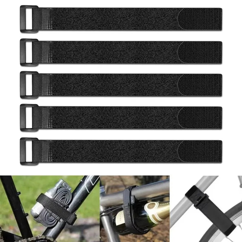 10/60PCS 2*50cm Reusable Fastening Bike Tie Nylon Hook & Loop Durable Multil Purpose Self-adhesive High Quality Strap Cable Ties Oasis Select