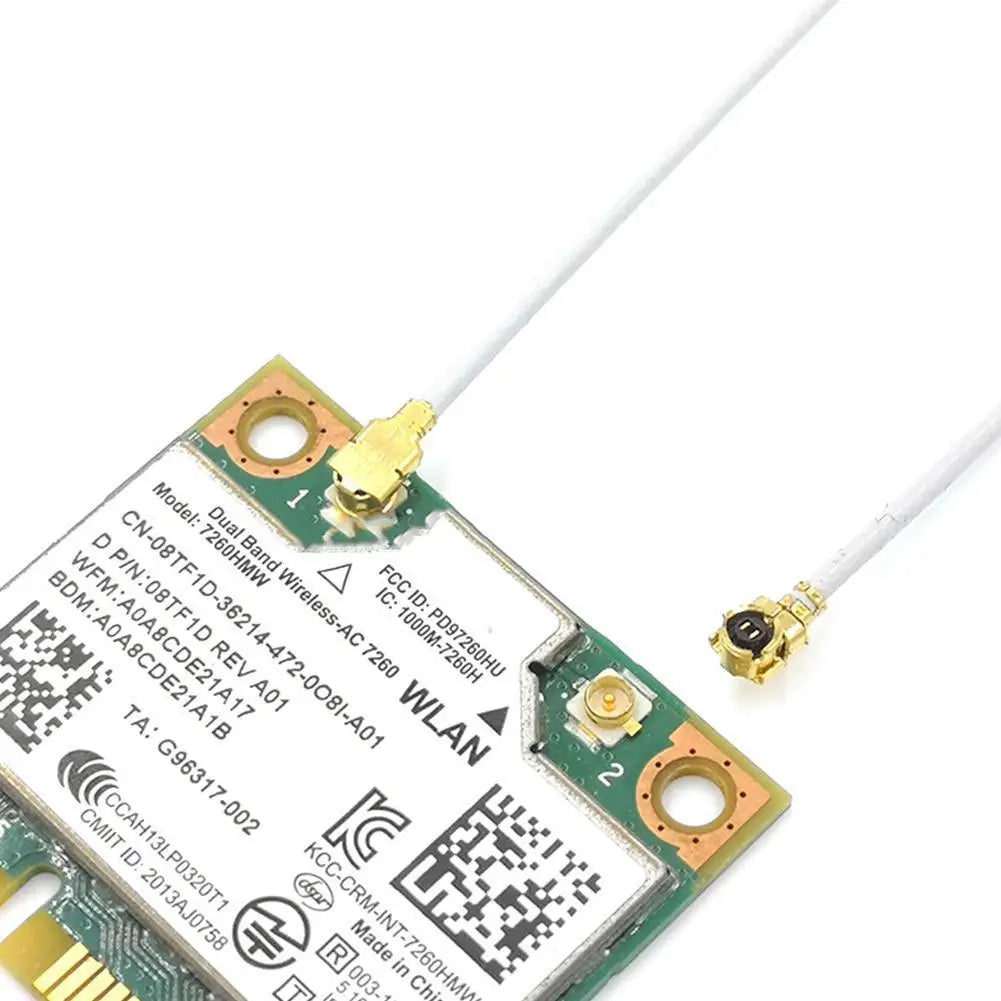 2pcs Mini PCI-E WiFi Bluetooth Internal Antenna Dual-Band